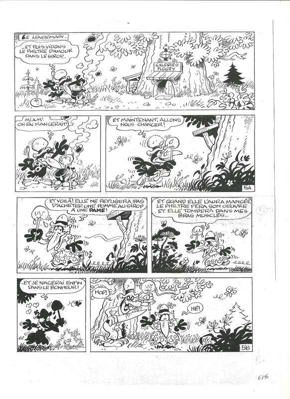 Sybiline by Raymond Macherot - Comic Strip