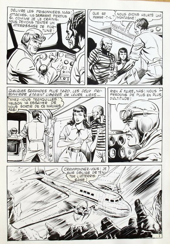 Augusto Pedrazza, Akim n°99 - Les prisonniers du fleuve planche 7 (Mon journal) - Comic Strip