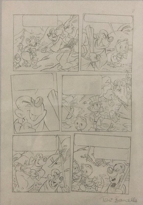 Toni Bancells, Uncle scrooge Mc Duck - Planche originale