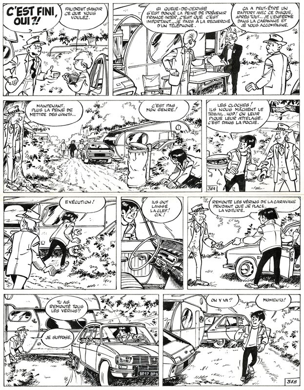 Gos, Gil Jourdan - Sur la Piste d'un 33 Tours - Comic Strip