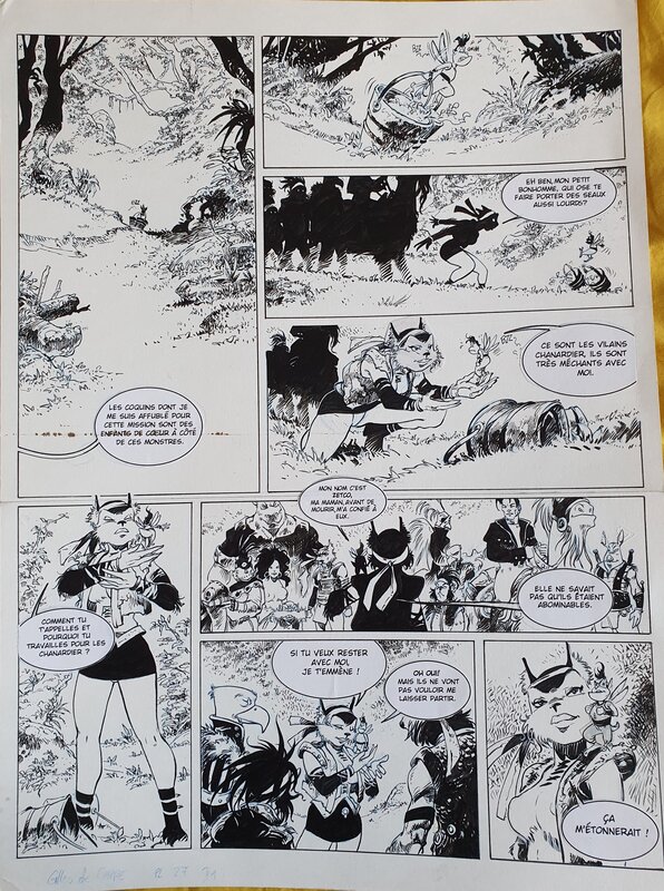 P29 Gilles de Carpe par Fabrice Meddour - Planche originale