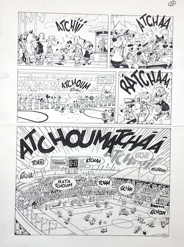 Wasterlain -  Ratapoil t1 - Planche originale