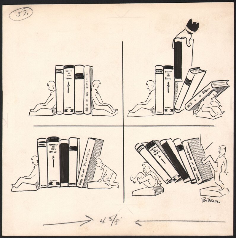 Bookends par Bo Brown - Illustration originale