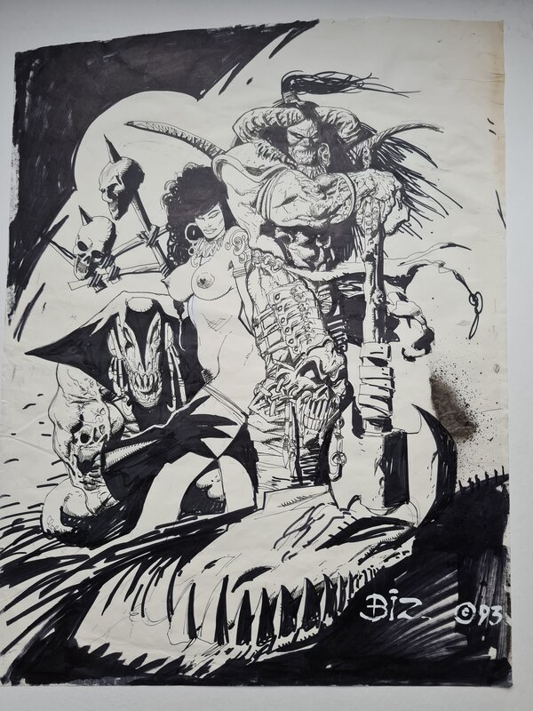 Bisley  -Melting Pot - Original Illustration