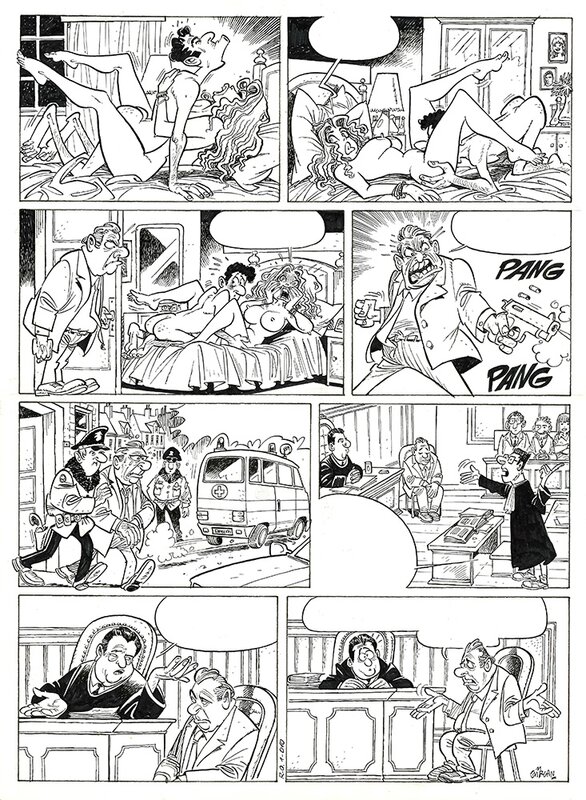 Gürçan Gürsel, Blagues Coquines (Rooie Oortjes) - Tome 12 page 82 - Planche originale