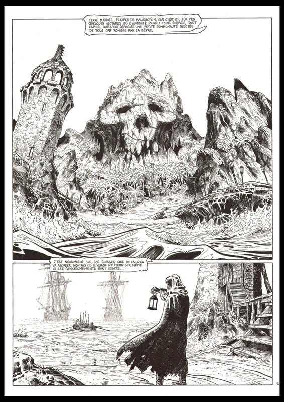 Jérémy, Jean Dufaux, 2012 - Barracuda - Tome 3 - Jeremy - Dufaux - Planche originale