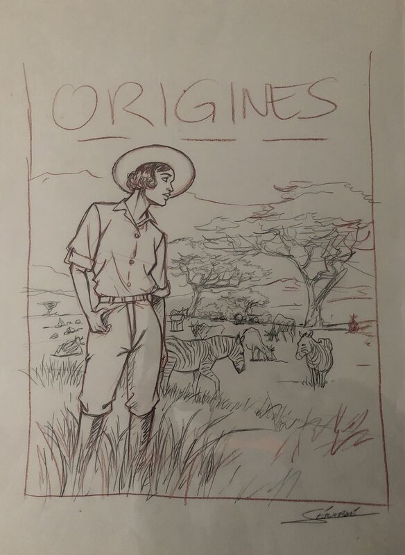 Gaël Séjourné, L'appel des Origines - Original Illustration