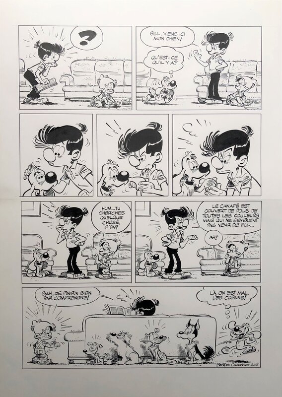 Jean Bastide, Christophe Cazenove, Jean Roba, Boule et Bill - gag n°1587  - Album n°39 - Comic Strip