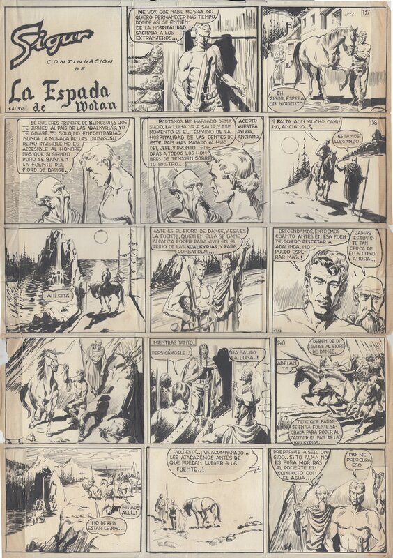 Sigur par Luis Bermejo - Planche originale