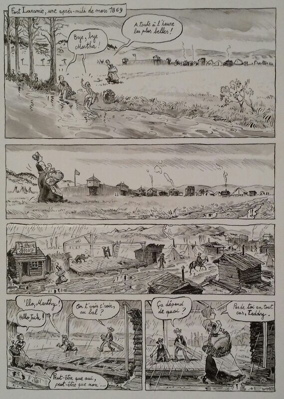 Matthieu Blanchin, Wild western laundry - Comic Strip