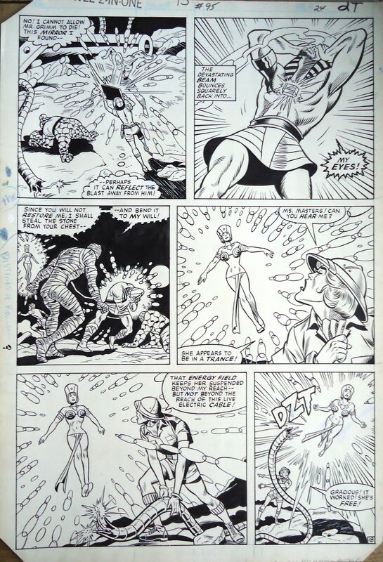 Alan Kupperberg, Jon D'Agostino, The Thing and the Living Mummy - Comic Strip