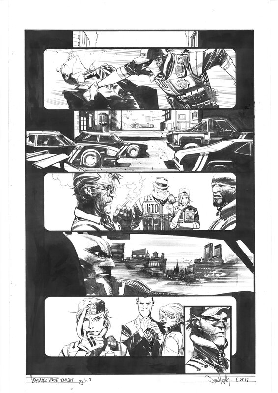 Sean Murphy, Batman - White Knight #6 P3 - Comic Strip