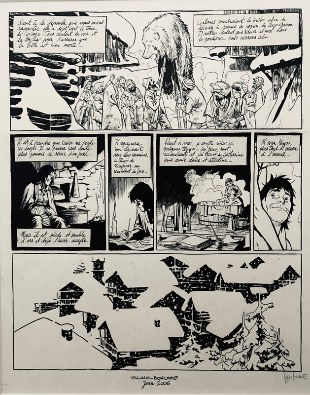 Matthieu Bonhomme, Fabien Vehlmann, Le Marquis d'Anaon - La Bête - Comic Strip