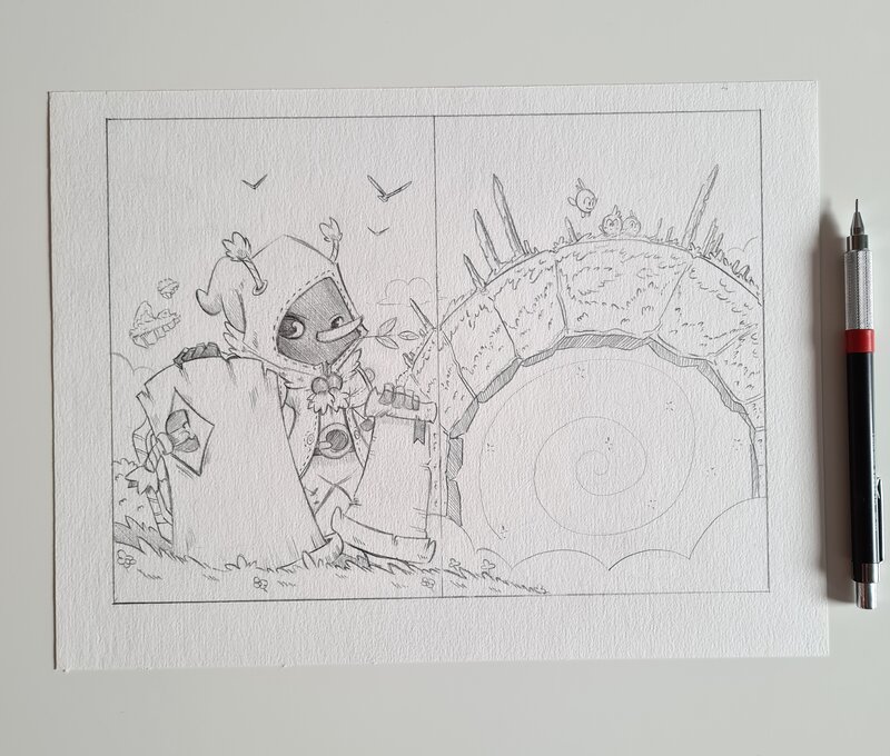 Maître Joris ! par oTTami - Planche originale