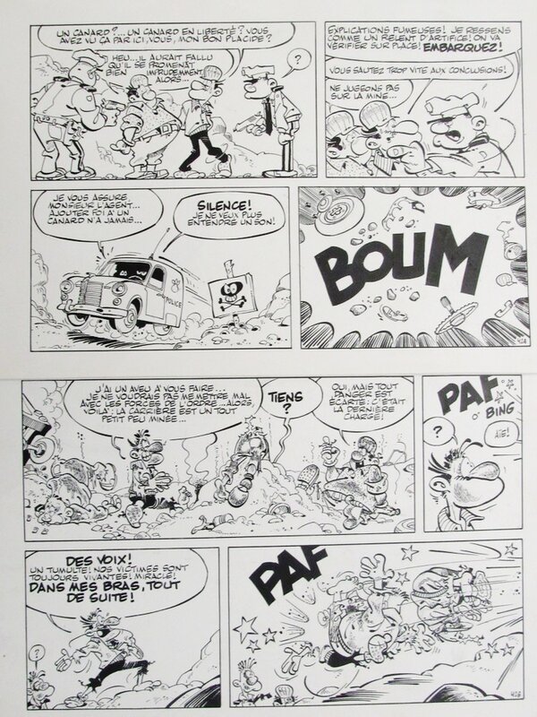 Achille Talon par Greg - Planche originale