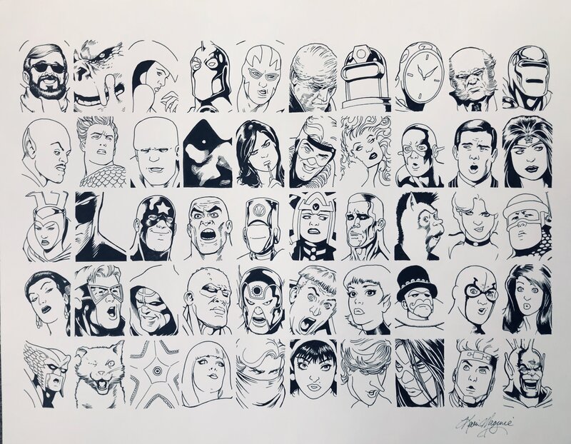 Kevin Maguire, Justice League International Omnibus 2 - Wraparound Cover - Original Cover