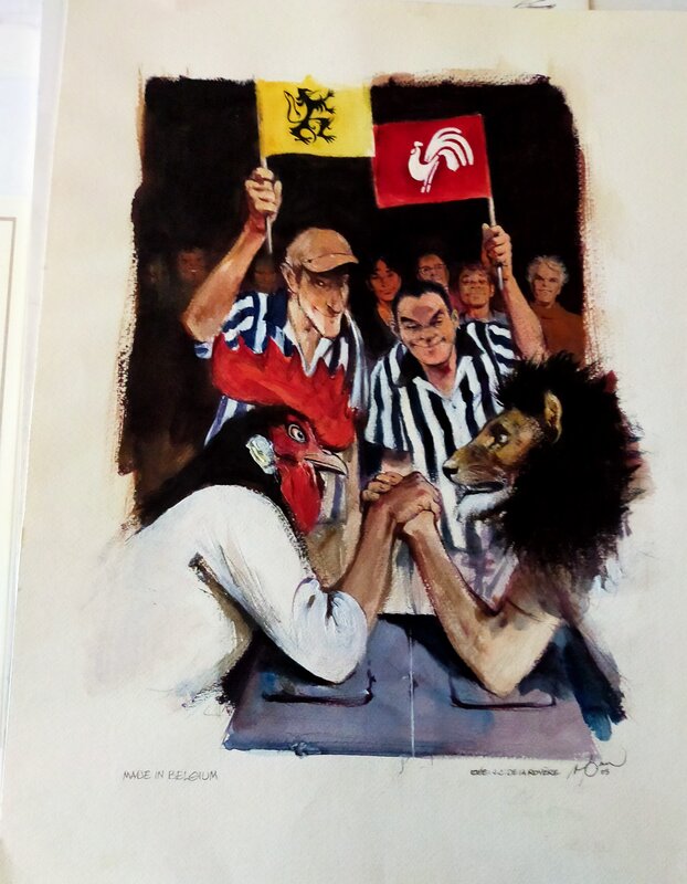 Made in Belgium par René Follet - Illustration originale