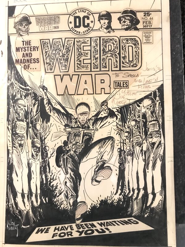 Weird war par Joe Kubert - Planche originale
