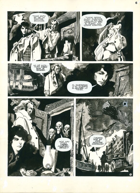 Perramus par Alberto Breccia - Planche originale