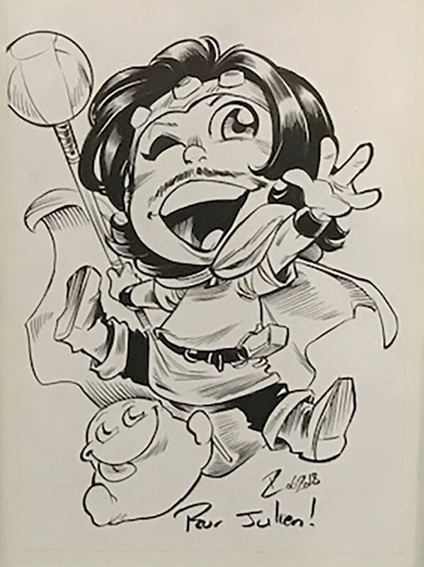 Sparadrap by Philippe Cardona - Original Illustration