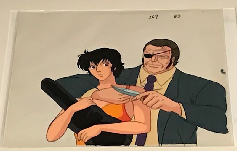Cat's eye par Tsukasa Hôjô - Mise en couleur
