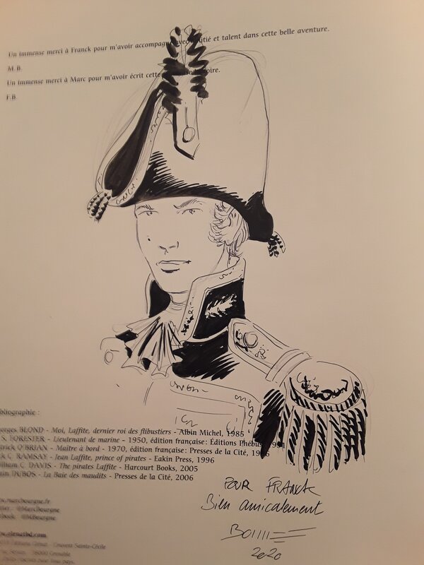 Franck Bonnet, Les Pirates de Barataria -Tome 12 - Sketch