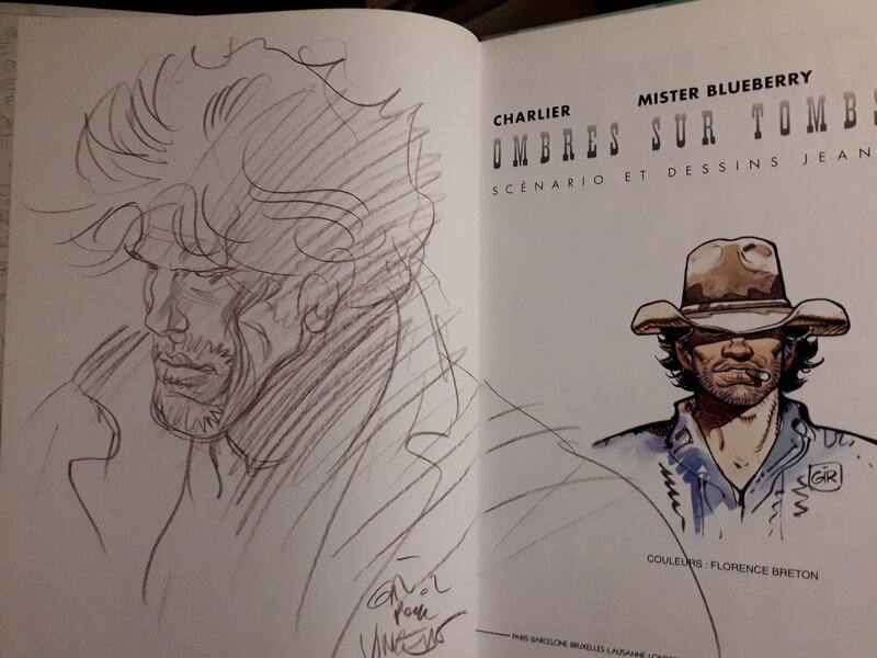 Blueberry by Jean Giraud - Sketch