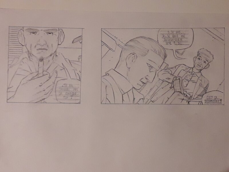 Hugues Labiano, Page 4 , cases 8 et 9 - Original art