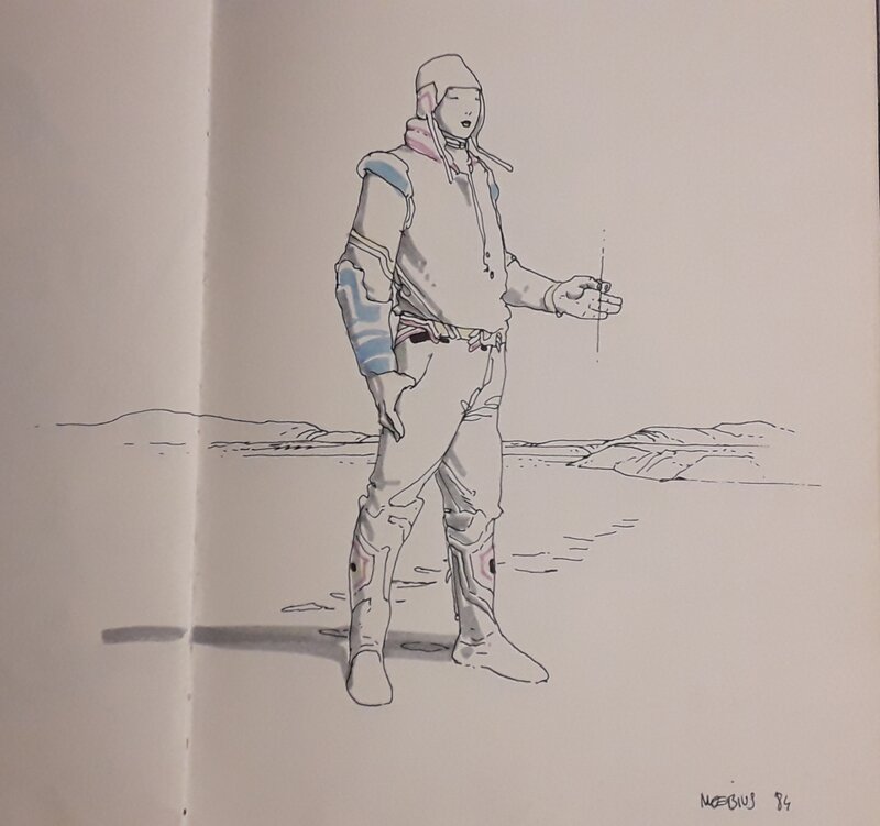 Présence by Moebius - Sketch