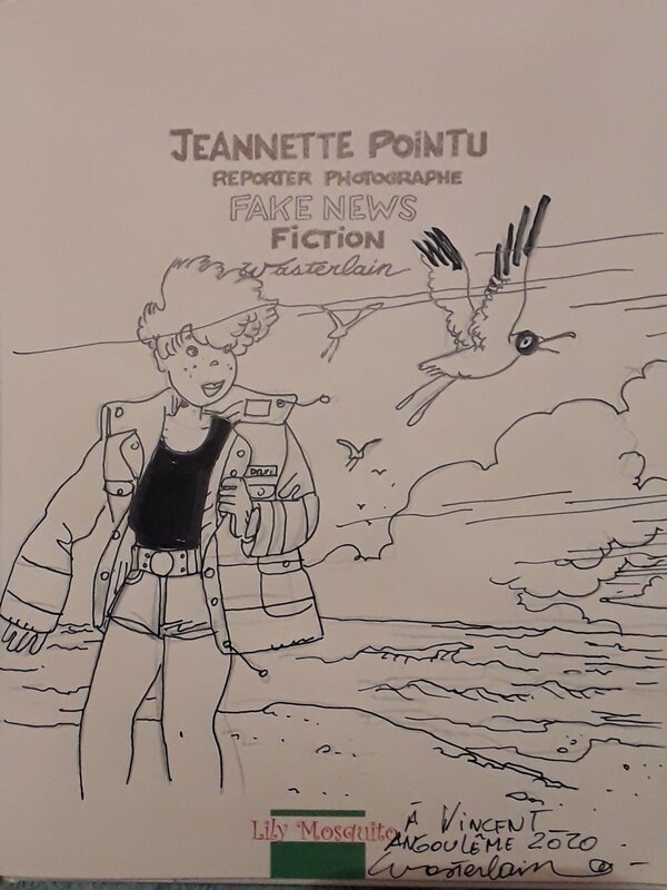 Jeannette Pointu by Marc Wasterlain - Sketch