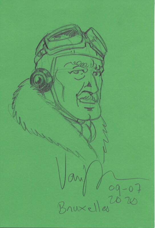 Peter Van Dongen, Francis Blake Aviateur - Sketch