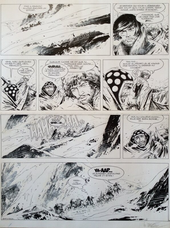 Ramiro par William Vance - Planche originale