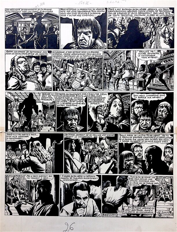 Raymond Cazanave, Le Vampire des Caraïbes - Comic Strip