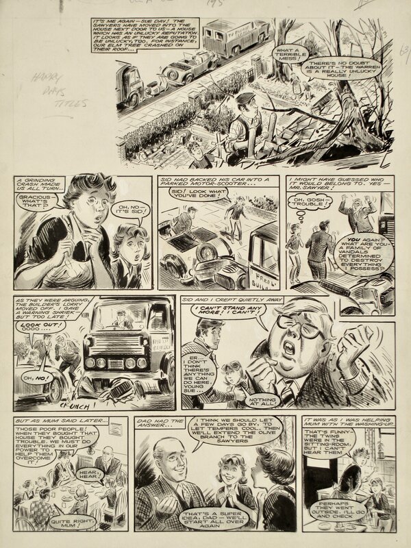 Happy Days par Andrew Wilson - Planche originale