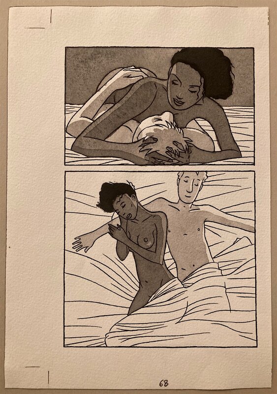 Christian Cailleaux, L'Harmattan, le vent des fous - Planche originale