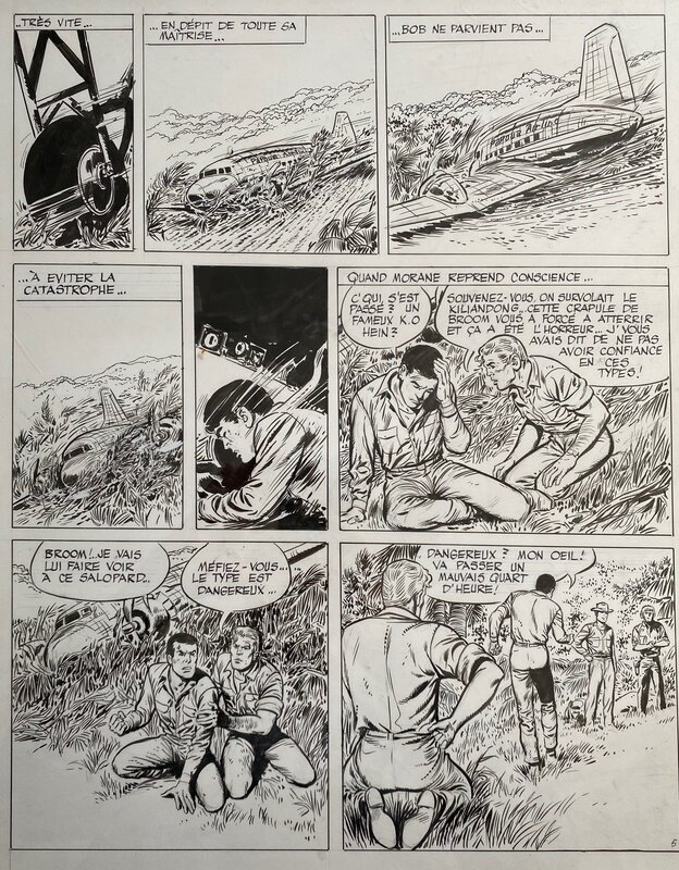 Gérald Forton, Bob Morane - La vallée infernale - Comic Strip