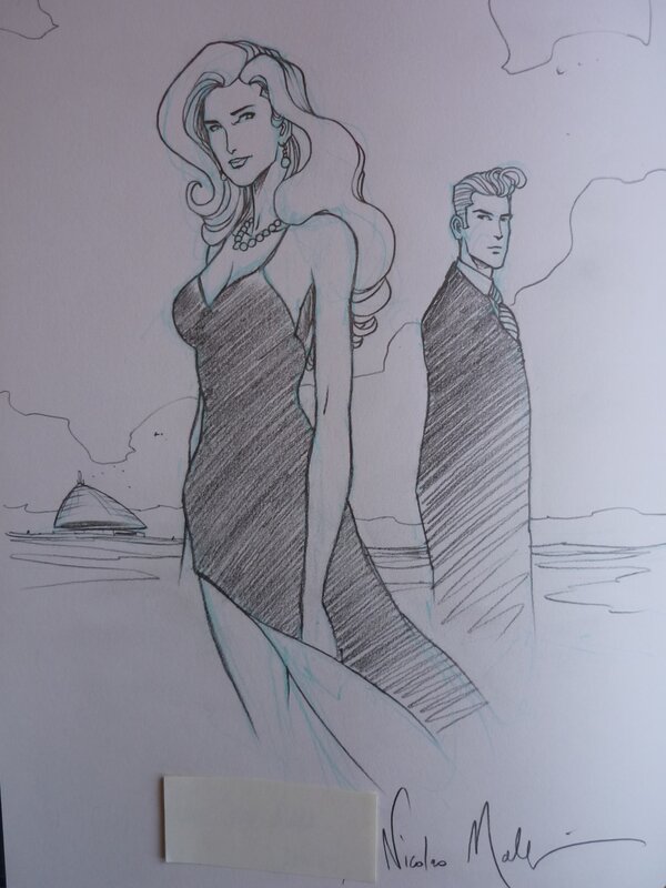 Harrison et Jessica by Nicolas Malfin - Sketch