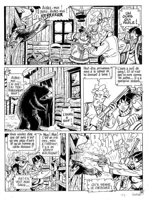 Didier Savard, Leonid BEAUDRAGOND - LA NUIT DU TOTEM - Comic Strip