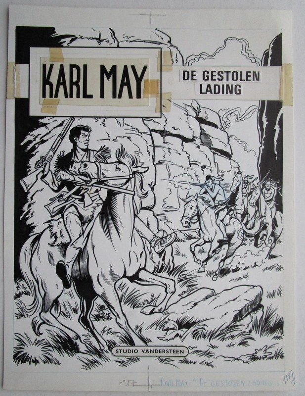 Willy Vandersteen, Studio Vandersteen, Cover - De gestolen lading - Couverture originale