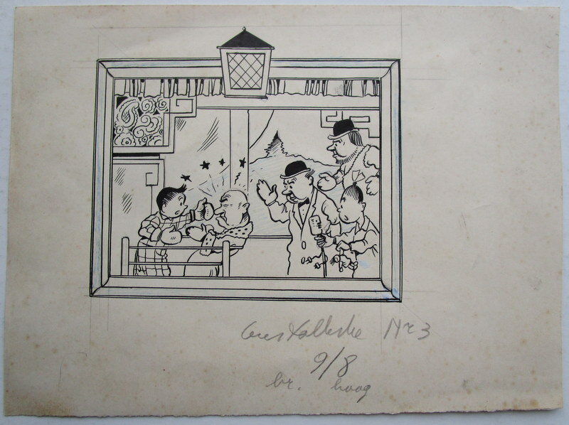 Willy Vandersteen, Poppenspel - publicatie Ons Volkske - Comic Strip