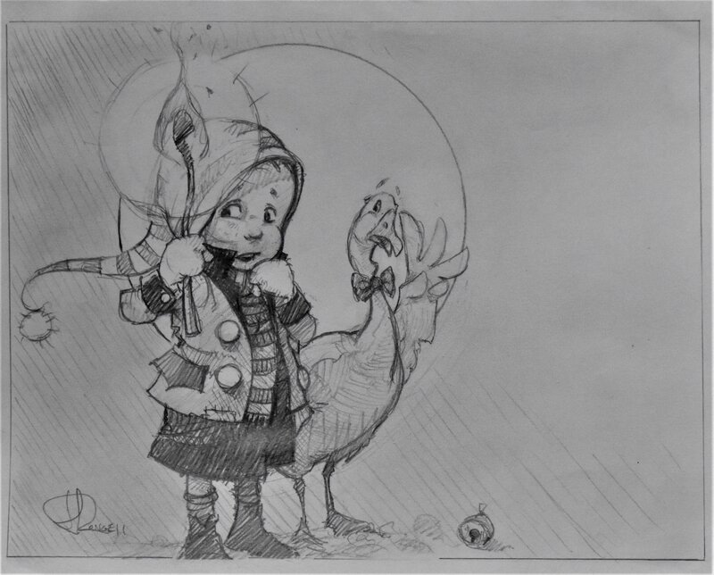 Jean-Baptiste Monge, Pascal Moguérou, Baltimore et Redingote - Original Illustration