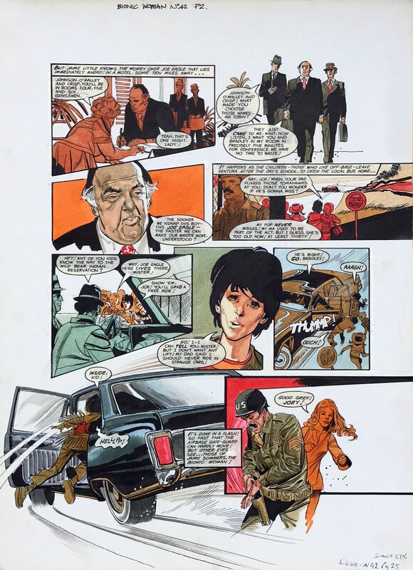 John M. Burns, Bionic Woman LOOK IN #42 p02 - Comic Strip