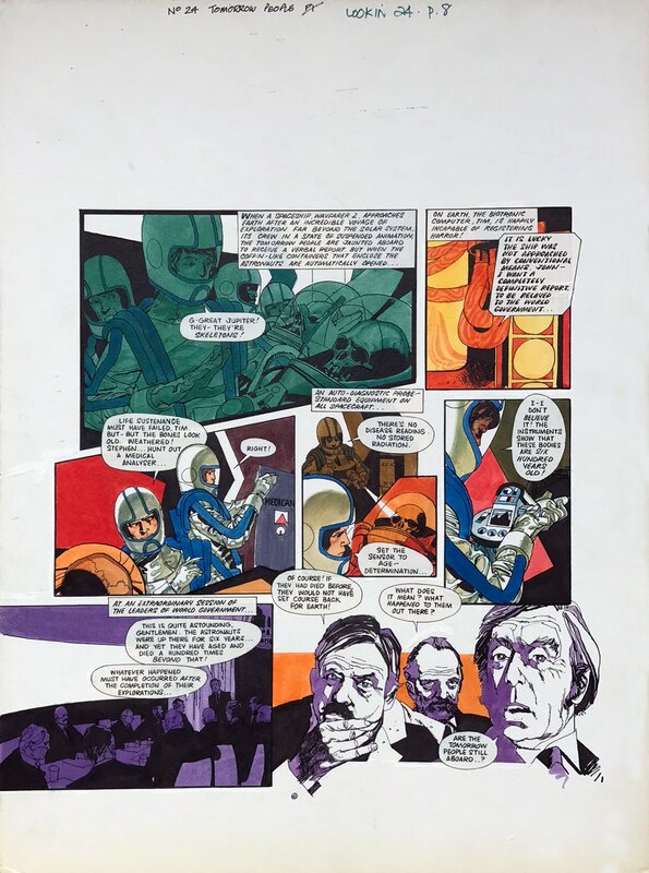 John M. Burns, Tomorrow People LOOK IN #24 p08 - Comic Strip