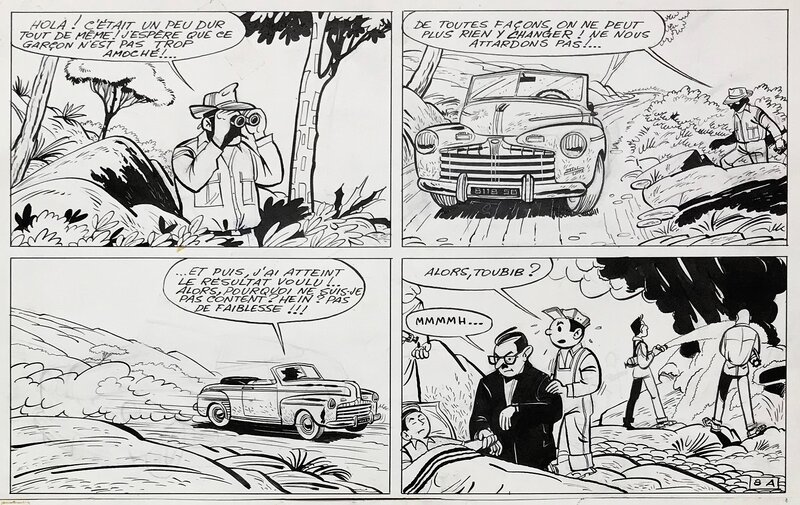 Mittéï, Les BOLIDES d´ARGENT p08 - Planche originale