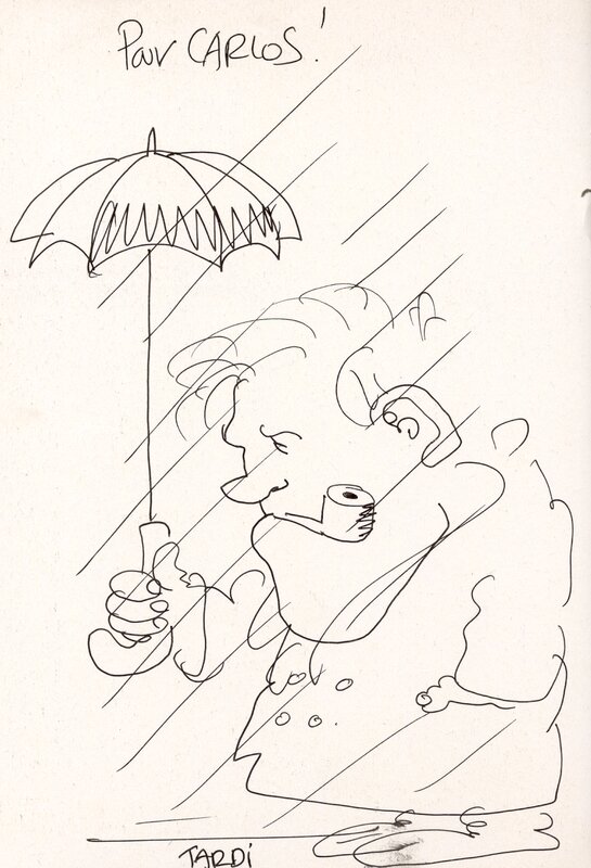 Nestor Burma by Jacques Tardi - Sketch