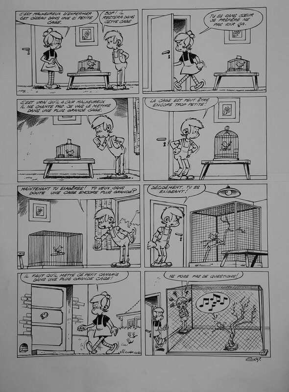 Endry, Planche originale 01 - Comic Strip