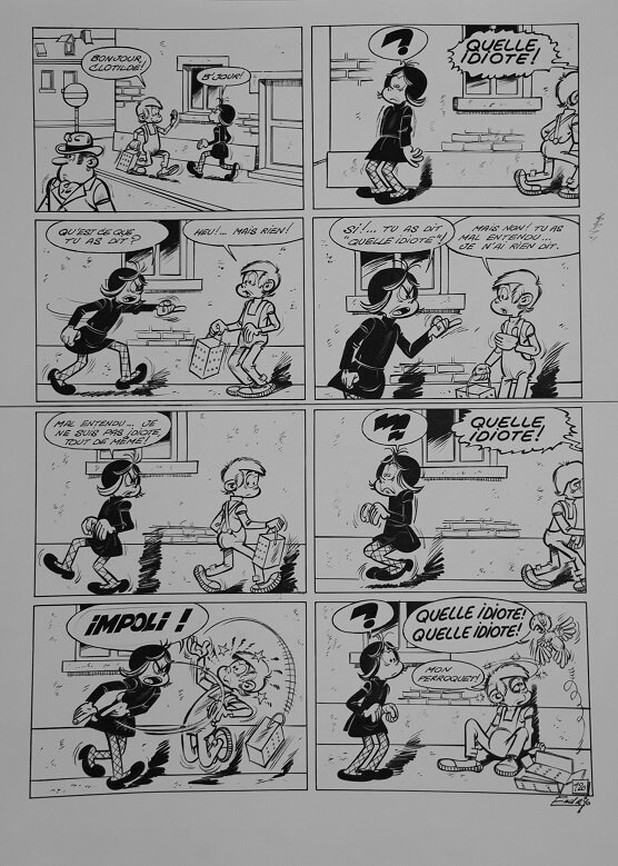 Endry, Planche originale 03 - Comic Strip