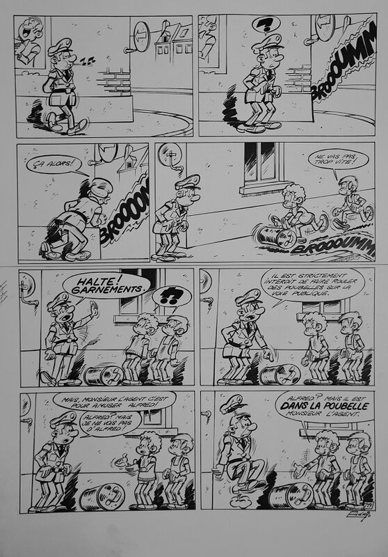 Endry, Planche originale 04 - Comic Strip