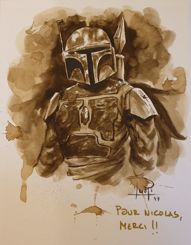 Boba Fett par Juapi - Dédicace