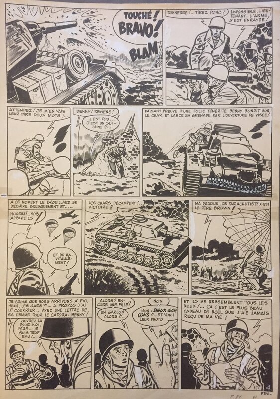 Raymond Reding, Le plus beau Noël du caporal Benny - Comic Strip